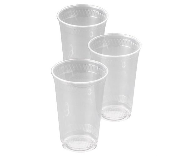 10oz/285ml Transparent Half-Pint Biodegradable Cup - PLA - Case of 2100