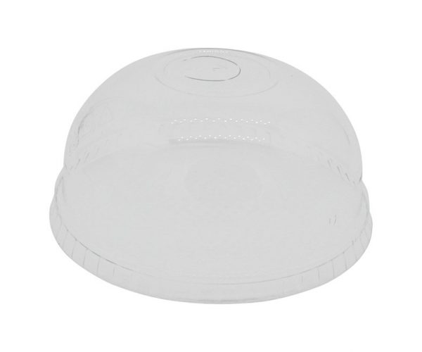 Domed Lid to fit cups 1009/1010/1011 (with straw hole) - PLA - Case of 1000