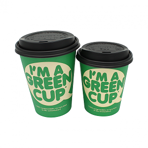 Sip Lid to fit 8oz cups - PLA Compostable - Case of 1000