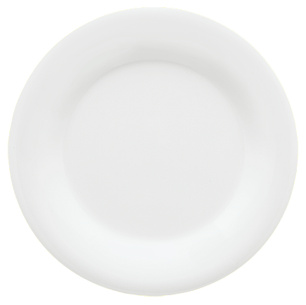 9" Lunch Plate x4 - Diamond White