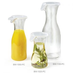 Half ltr Polycarbonate decanter with lid