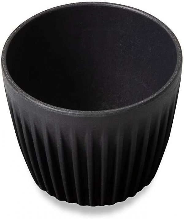 Huskee 6oz Cup - Charcoal or Natural Colour x4