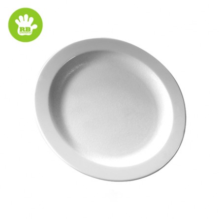 RB Small Plate x6 - White, Blue or Clear