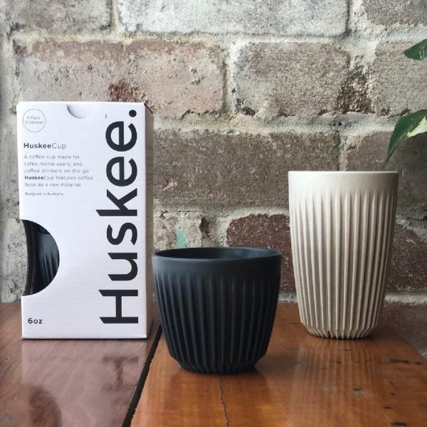 Huskee 6oz Cup - Charcoal or Natural Colour x48